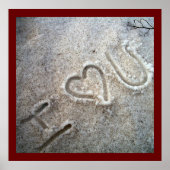 Poster I Heart U (Devant)