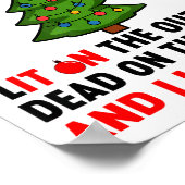 Poster I Identify As A Christmas Tree Lit On The Outside  (Coin)