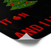 Poster I Identify As A Christmas Tree Lot On The Outside  (Coin)