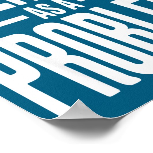 Poster I Identify As A Problem Funny Sarcastic Saying Hum (Coin)