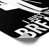 Poster I Just Recherché Breakfast Funny Mème Graphisme De (Coin)