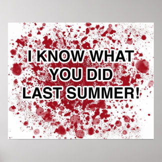 Poster I Know What You Did Last Summer