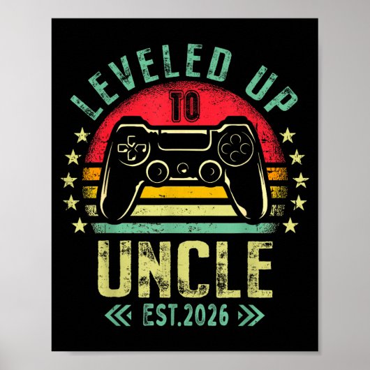 Poster I Leveled Up To Uncle 2026 Promoted To Uncle Level (Devant)