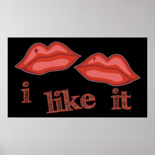 Poster I Like It (Devant)
