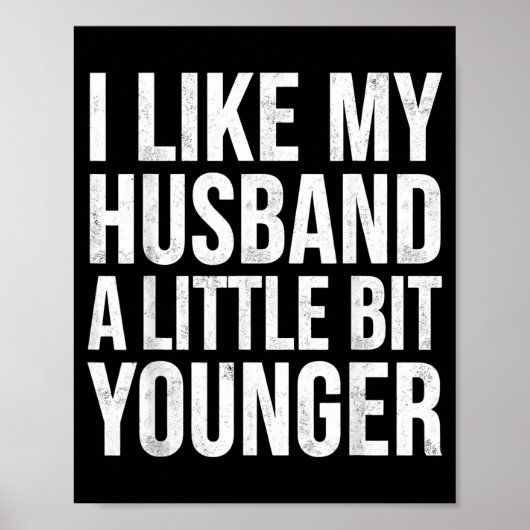 Poster I Like My Husband A Little Bit Younger  (Devant)