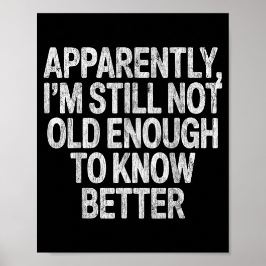 Poster I Like My Husband A Little Bit Younger Saying Sarc (Devant)