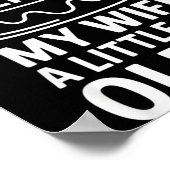 Poster I Like My Wife A Little Bit Older Funny Saying Wom (Coin)