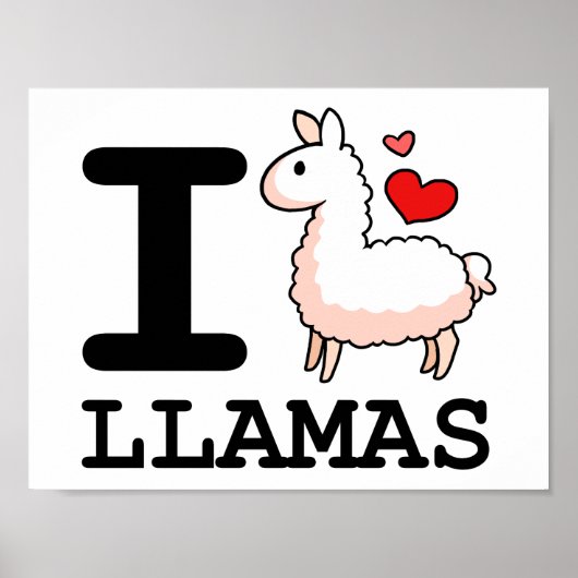 Poster I Llama Llamas (Devant)