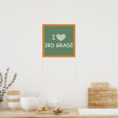 Poster I Love 3e année (Cuisine)