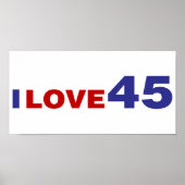 Poster I Love 45 (Devant)
