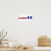 Poster I Love 45 (Cuisine)