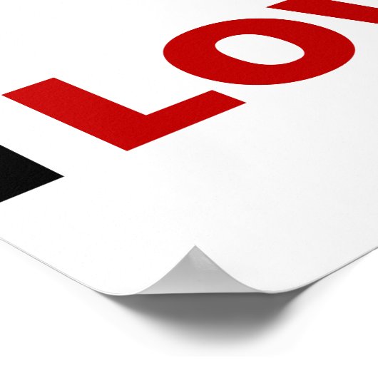 Poster I Love 45 (Coin)