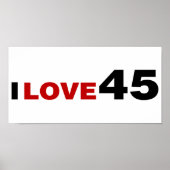 Poster I Love 45 (Devant)