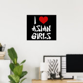 Poster I Love Asian Girls (Bureau à domicile)