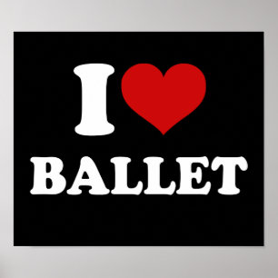 Poster I Love Ballet
