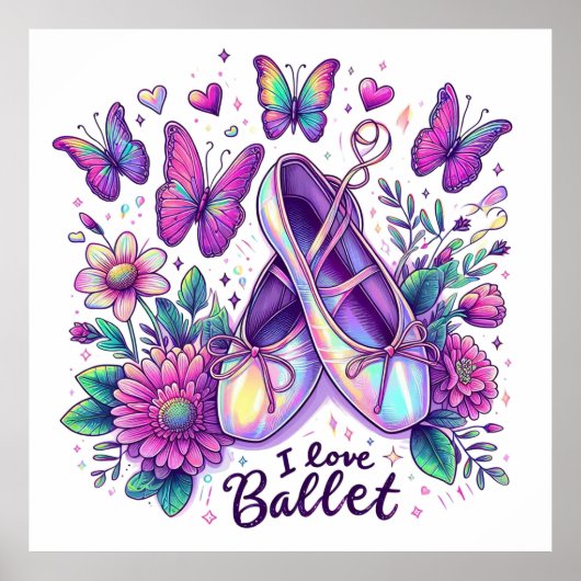 Poster I Love Ballet (Devant)
