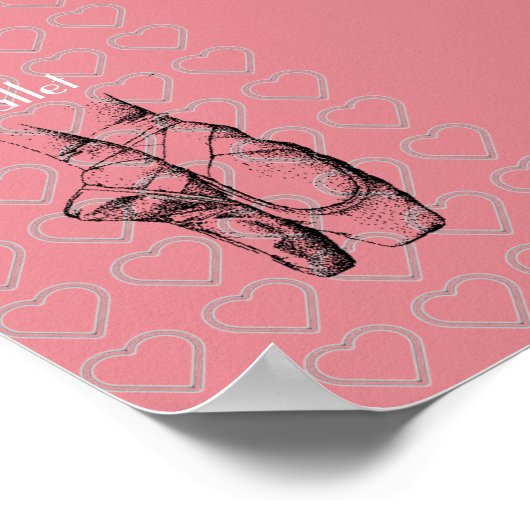 Poster I Love Ballet (Coin)