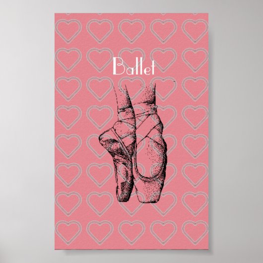 Poster I Love Ballet (Devant)