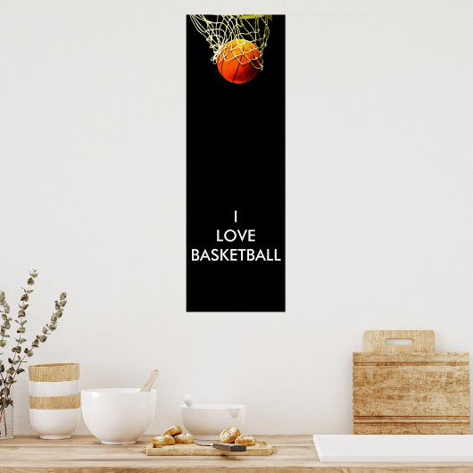 Poster I Love Basketball (Cuisine)