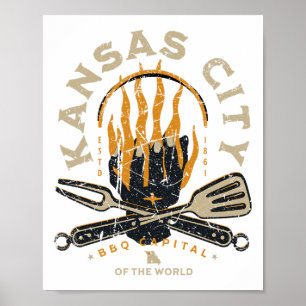 Poster I Love Bbq Apparel Et Tee - shirt Uni-adulte Kansa