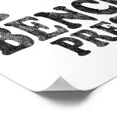 Poster I Love Bench Press Vintage  (Coin)