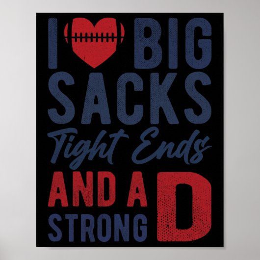Poster I Love Big Sacks (Devant)