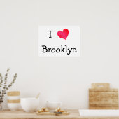 Poster I Love Brooklyn (Cuisine)