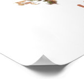 Poster "I love Camping" Amusants Écureuil torréfaction Ma (Coin)