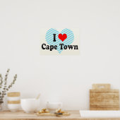 Poster I Love Cape Town, Afrique du Sud (Cuisine)