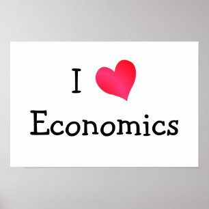 Poster I Love Economics
