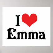 Poster I Love Emma (Devant)