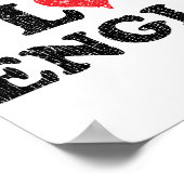 Poster I Love English (Coin)