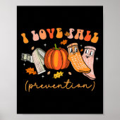 Poster I Love Fall Prevention Fall Physical Therapy (Devant)