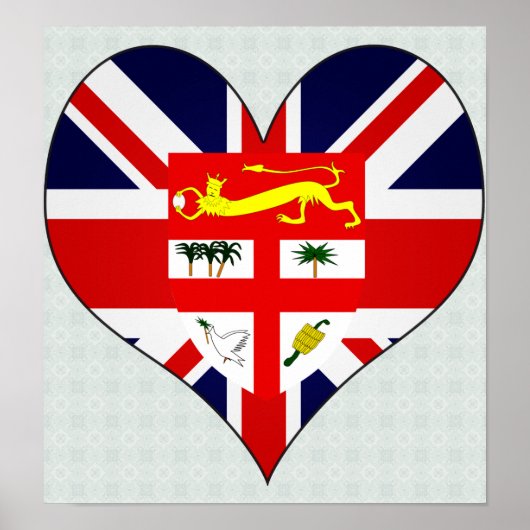 Poster I Love Fiji (Devant)