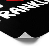 Poster I Love Franklin - Coeur (Coin)