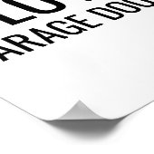 Poster I Love Garage Doors Gift Favor Funny Christmas Tod (Coin)