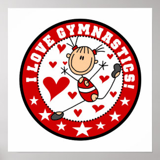 Poster I Love Gymnastique