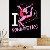 Poster I Love Gymnastique (Cuisine)
