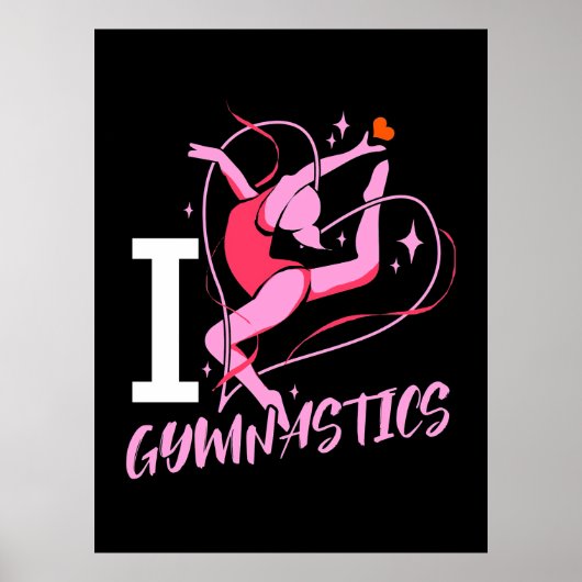 Poster I Love Gymnastique (Devant)