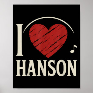Poster I Love Hanson Comté I Heart Hanson