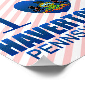 Poster I Love Havertown, PA (Coin)