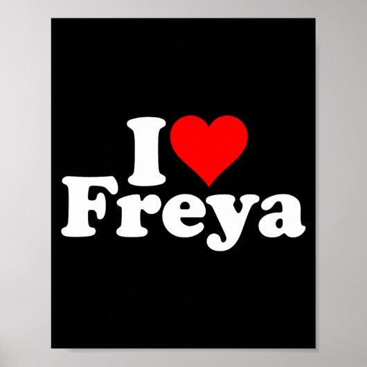 Poster I Love Heart Fa  (Devant)