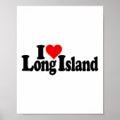 Poster I Love Heart Long Island _1 (Devant)