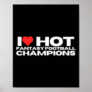 Poster I Love Hot Imaginaire Champions de Football Maman