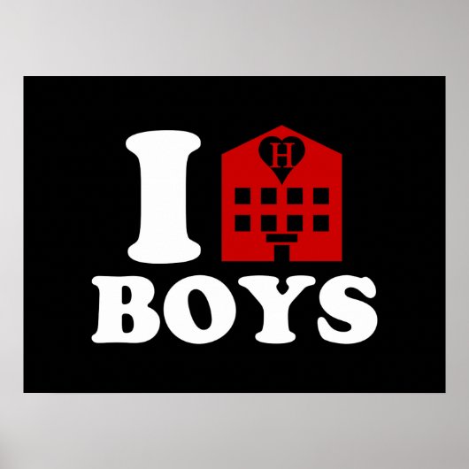 Poster I Love Hotel Boys (Devant)