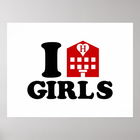Poster I Love Hotel Girls (Devant)