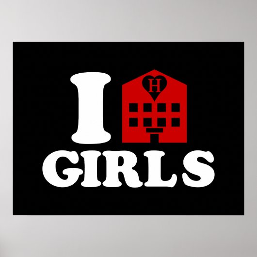 Poster I Love Hotel Girls (Devant)