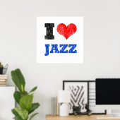 Poster I Love Jazz (Bureau à domicile)