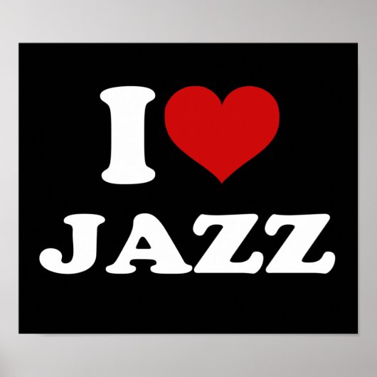 Poster I Love jazz (Devant)