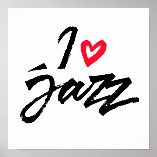 Poster I Love jazz (Devant)